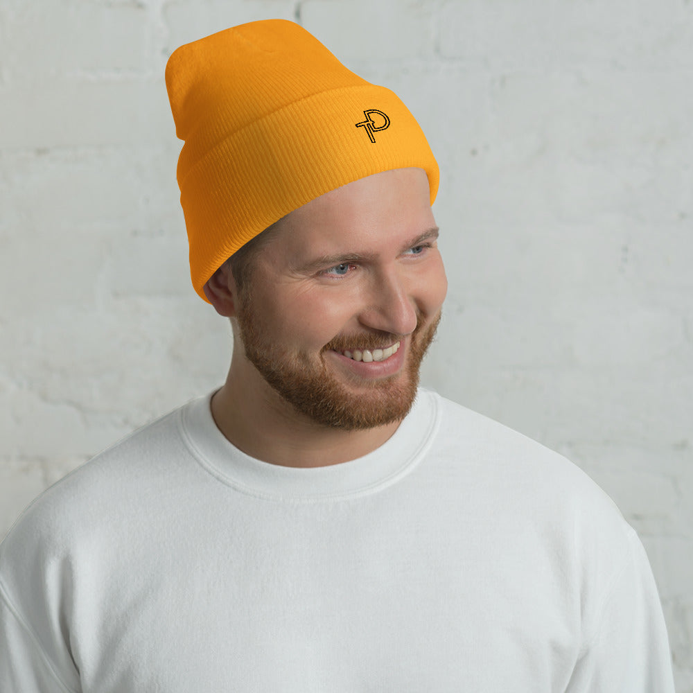 Cuffed Beanie Black "TD" Logo