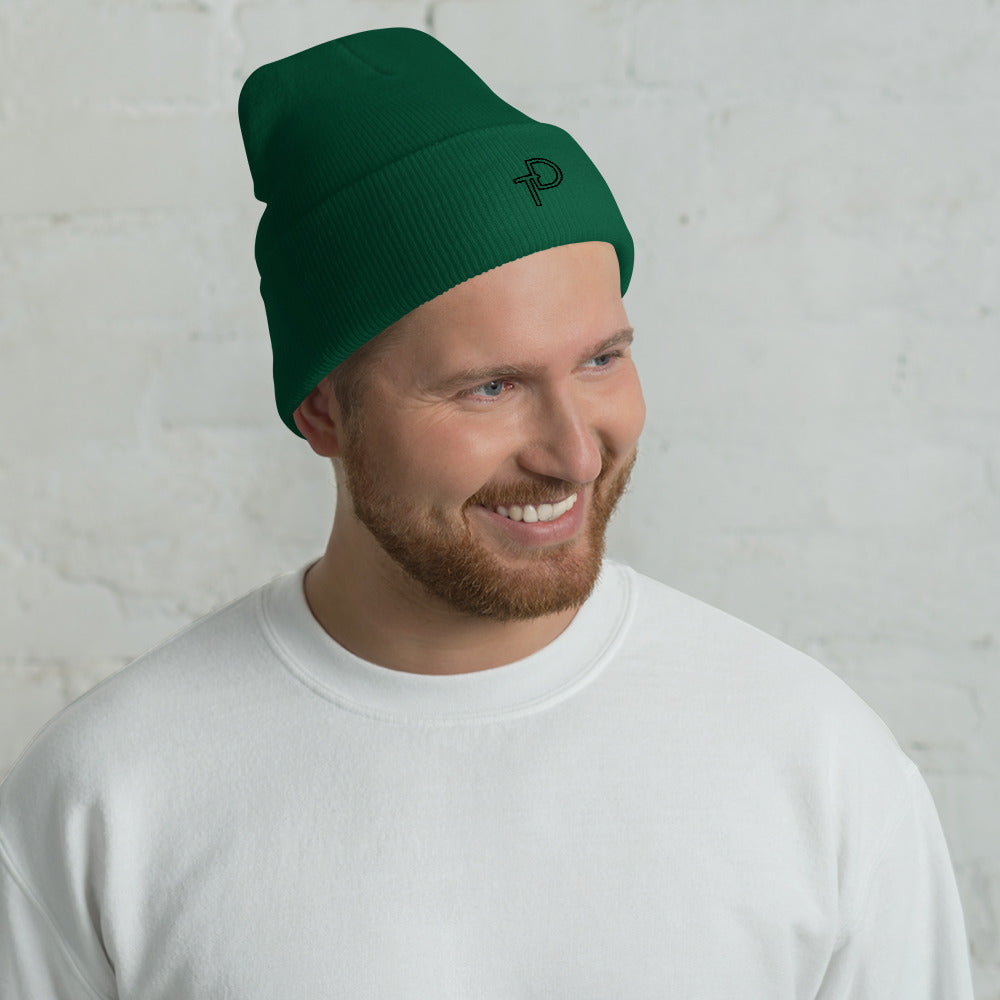 Cuffed Beanie Black "TD" Logo