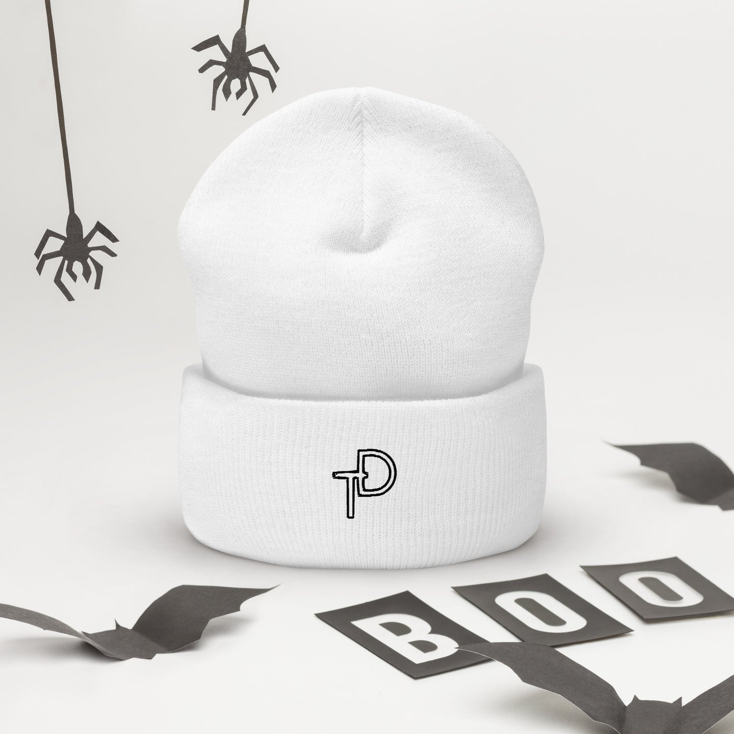 Cuffed Beanie Black "TD" Logo