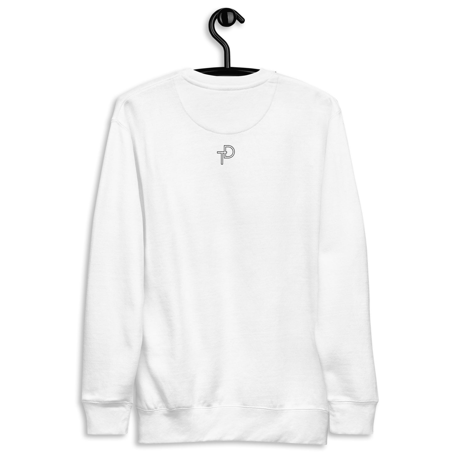 Sweatshirt "resting bass face" White