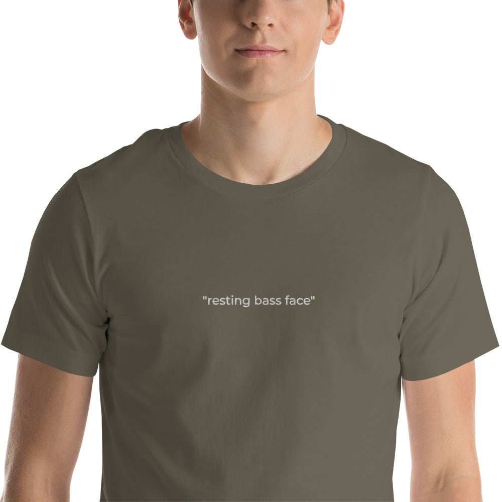 T-shirt "resting bass face"