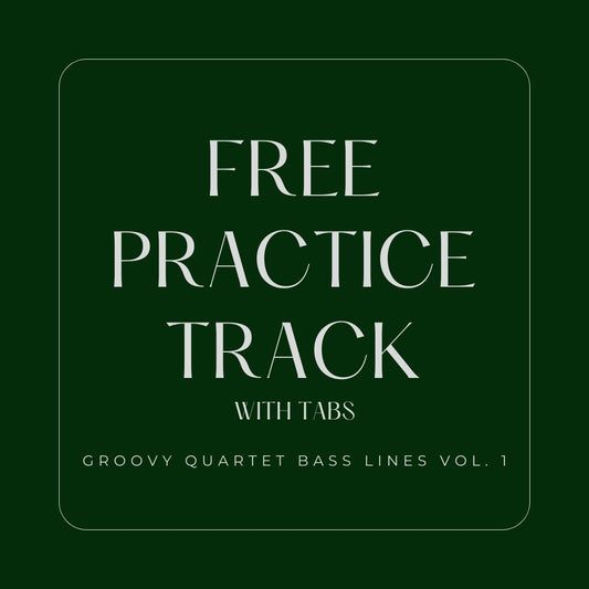 Groovy Quartet Bass Lines Vol 1. | Free Practice Track