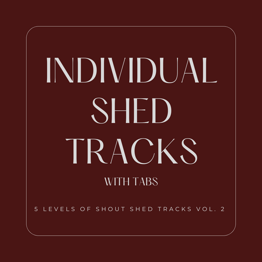 5 Levels Of Shout Shed Tracks Vol. 2 | Individual Shed Tracks & Tabs